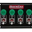 Load image into Gallery viewer, Quickcar Racing Accessory Panel 4 Switch w/Pilot Weatherproof 50-718