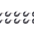 Load image into Gallery viewer, Quickcar Racing Adel Line Clamps Alum 1in 10pk 66-840