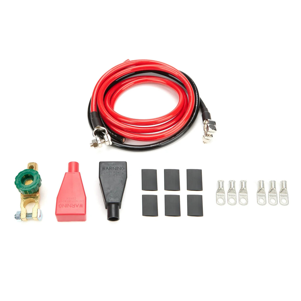 Quickcar Racing Battery Cable Kit 4 Ga. 6ft Red & 3ft Black 57-001