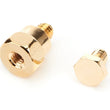 Load image into Gallery viewer, Quickcar Racing Battery Terminals Side Mount Gold Bolt (Pair) 57-665