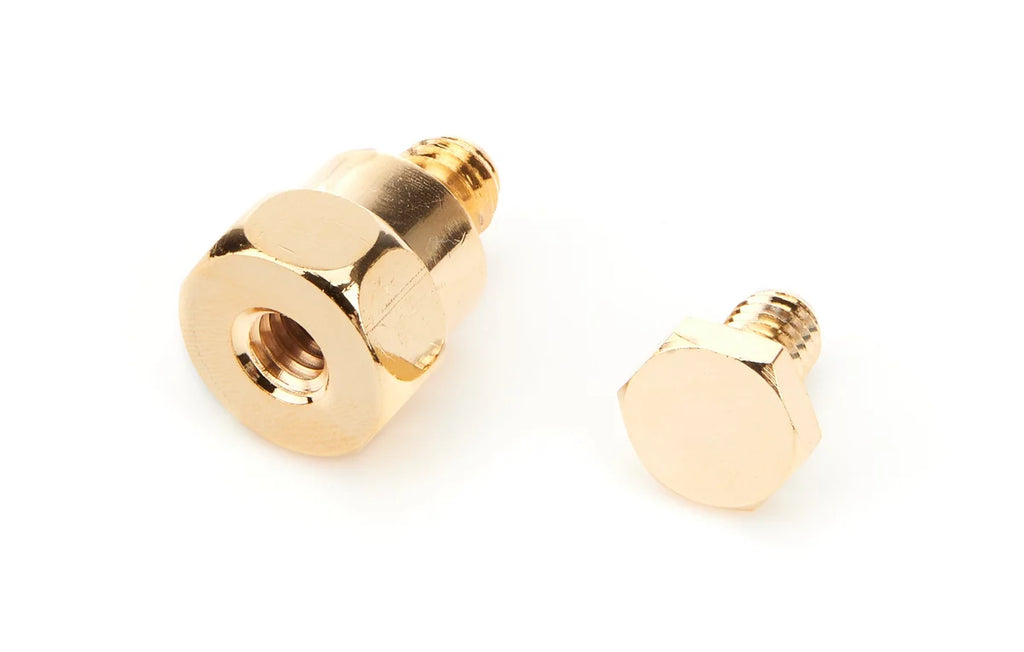 Quickcar Racing Battery Terminals Side Mount Gold Bolt (Pair) 57-665