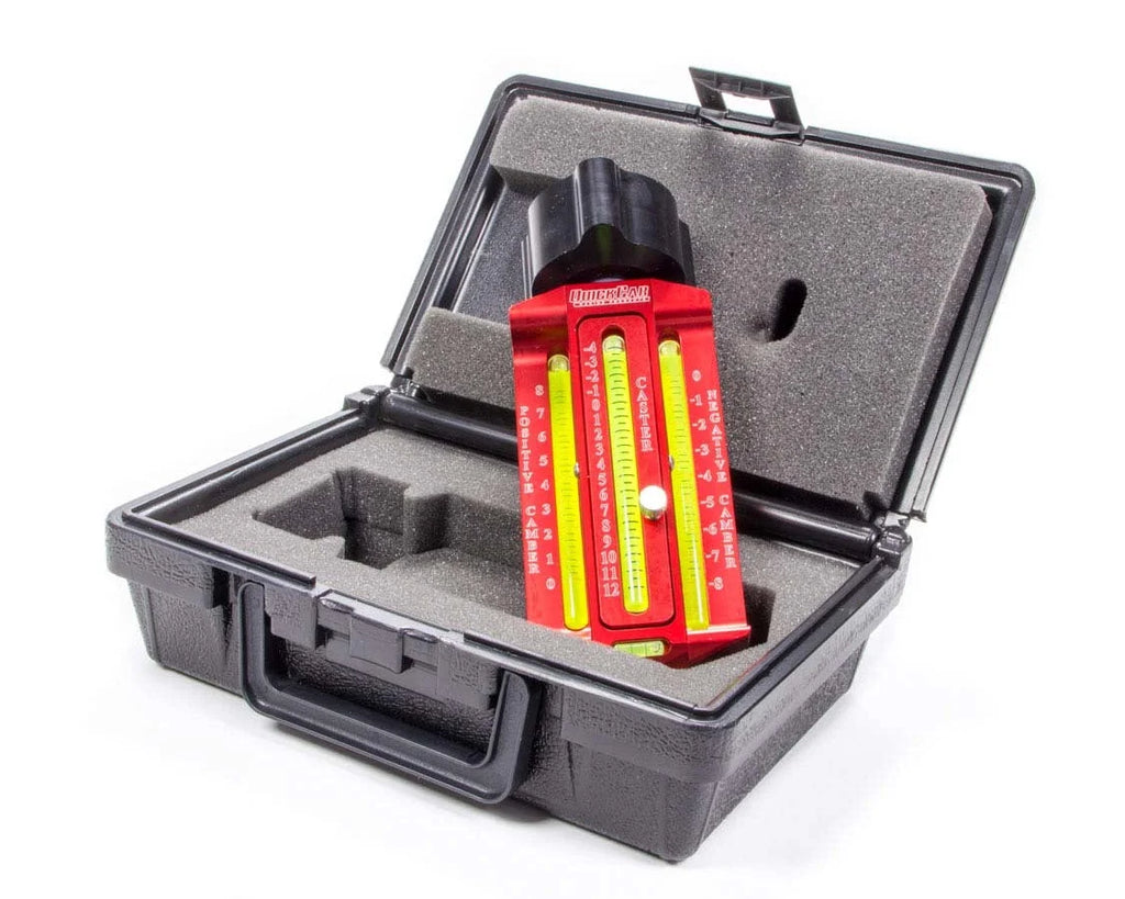 Quickcar Racing Caster Camber Gauge with Case & Magnetic Adapter 56-830