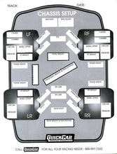 Load image into Gallery viewer, Quickcar Racing Chassis Set-Up Forms (50 PK) 51-201