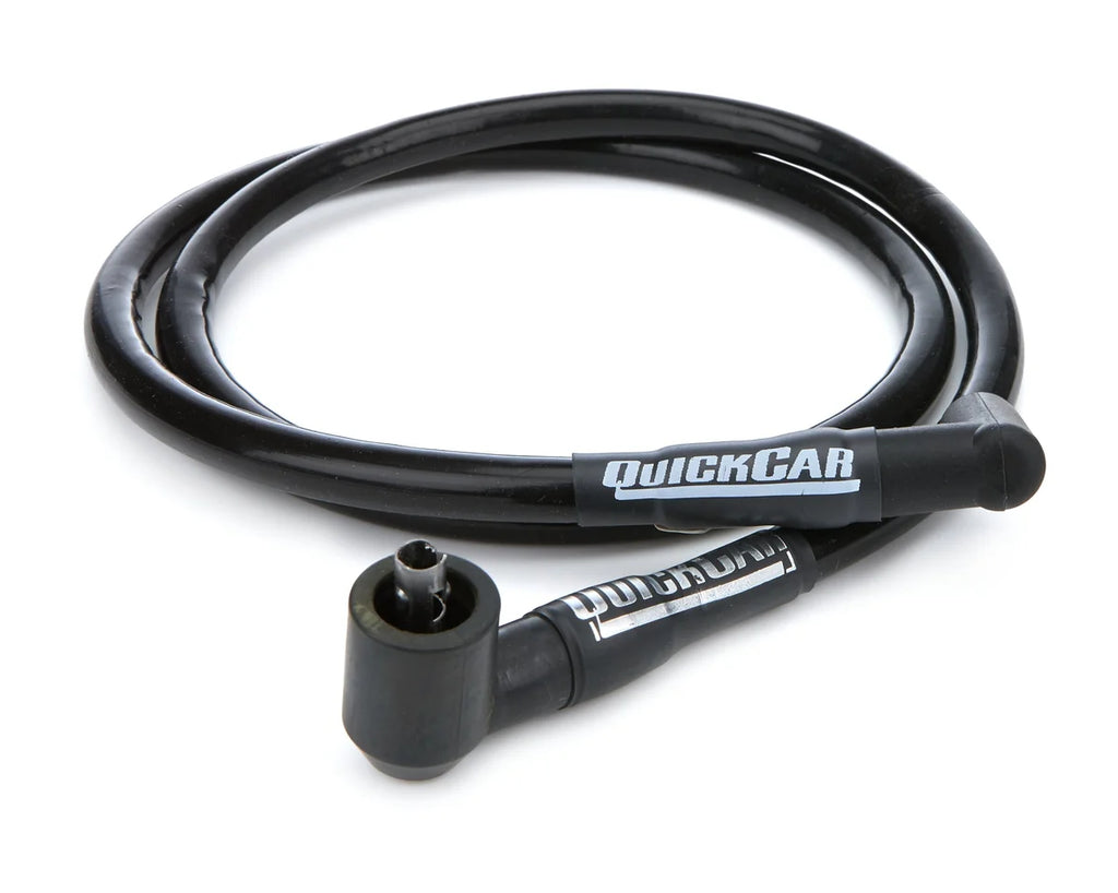 Quickcar Racing Coil Wire - Blk 48in HEI/Socket 40-487