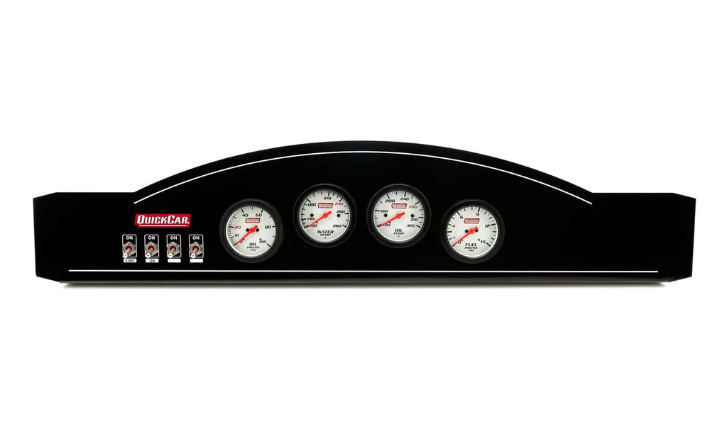 Quickcar Racing Dash Panel Ext OP/WT/ OT/FP Single Ign 61-821-031