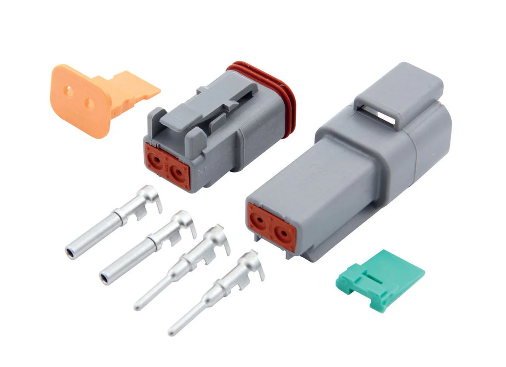 Quickcar Racing Deutsch Connector - 2-Pin 71-322