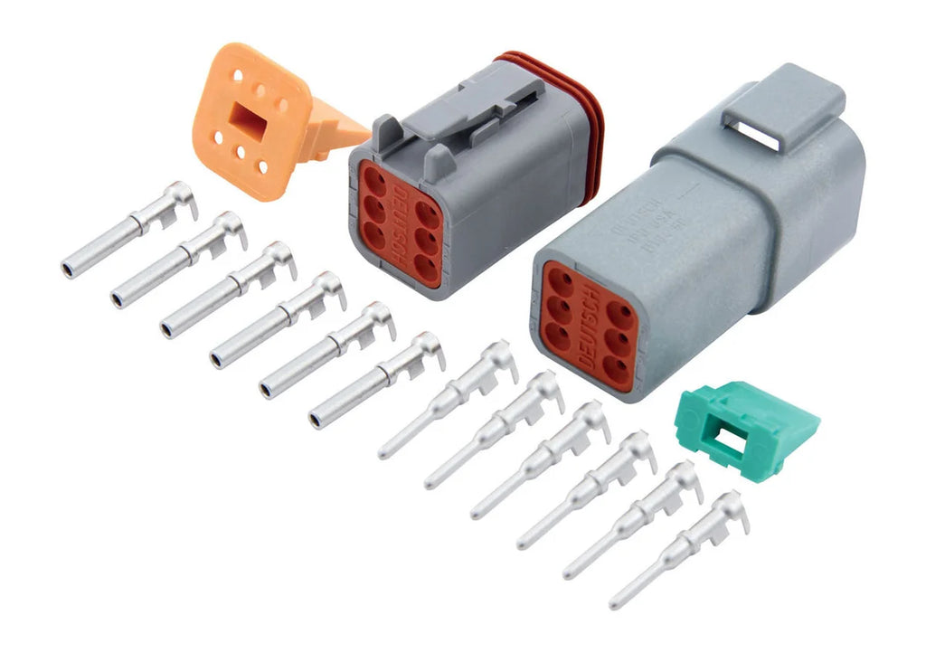 Quickcar Racing Deutsch Connector - 6-Pin 71-362