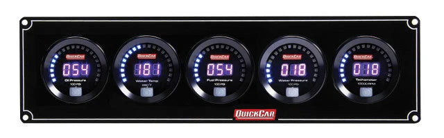 Quickcar Racing Digital 4-1 Gauge Panel OP/WT/FP100/WP 67-4058