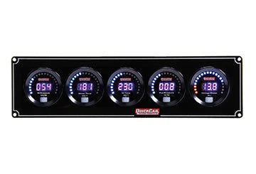 Quickcar Racing Digital 5-Gauge Panel OP/WT/OT/FP/Volts 67-5037