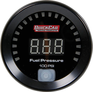 Quickcar Racing Digital Fuel Pressure Gauge 0-100 67-005