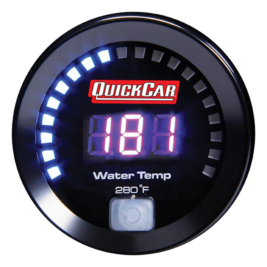 Quickcar Racing Digital Water Temp Gauge 100-280 67-006