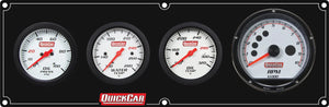 Quickcar Racing Extreme 3-1 Panel w/Tach OP/WT/OT Black 61-7341