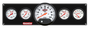 Quickcar Racing Extreme 4-1 Panel w/Tach OP/WT/OT/VT Black 61-7757