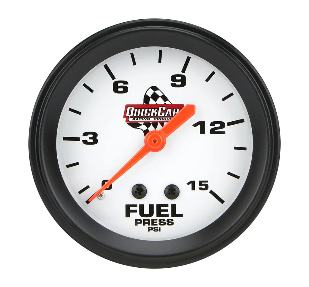 Quickcar Racing Fuel Pressure Gauge 2-5/8in 611-6000