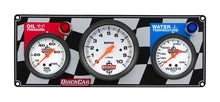 Load image into Gallery viewer, Quickcar Racing Gauge Panel OP/WT W/Tach 61-60313