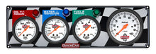 Load image into Gallery viewer, Quickcar Racing Gauge Panel OP/WT/FP w/Tach 61-60423
