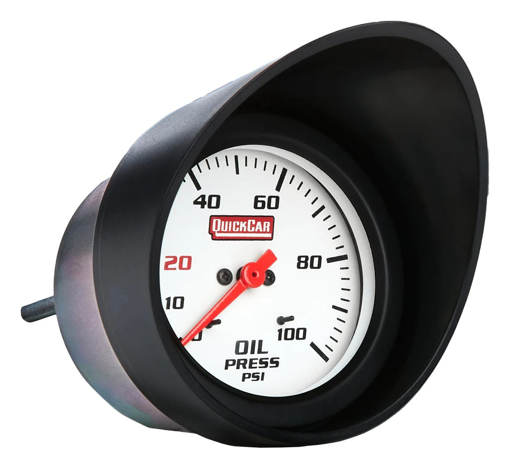 Quickcar Racing Gauge Visor Black 2-5/8in Gauges 61-258
