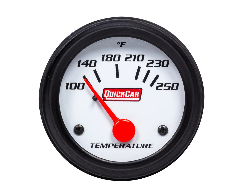 Quickcar Racing Gauge Water Temperature 2in Open Wheel 611-6205