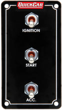 Load image into Gallery viewer, Quickcar Racing Ign. Panel Extreme Vert. 3 Switch Pigtail End 50-790