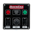 Load image into Gallery viewer, Quickcar Racing Ignition Panel Black w/ 1 Acc. &amp; Lights 50-822