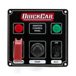 Load image into Gallery viewer, Quickcar Racing Ignition Panel Black w/ 2 Acc. &amp; Lights 50-823