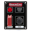 Load image into Gallery viewer, Quickcar Racing Ignition Panel Black w/ Flip Switch &amp; Lights 50-853