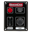 Load image into Gallery viewer, Quickcar Racing Ignition Panel Black w/ Lights 50-852