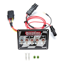 Load image into Gallery viewer, Quickcar Racing Ignition Panel - Single Ing. w/Acc Switches Chck 50-1731