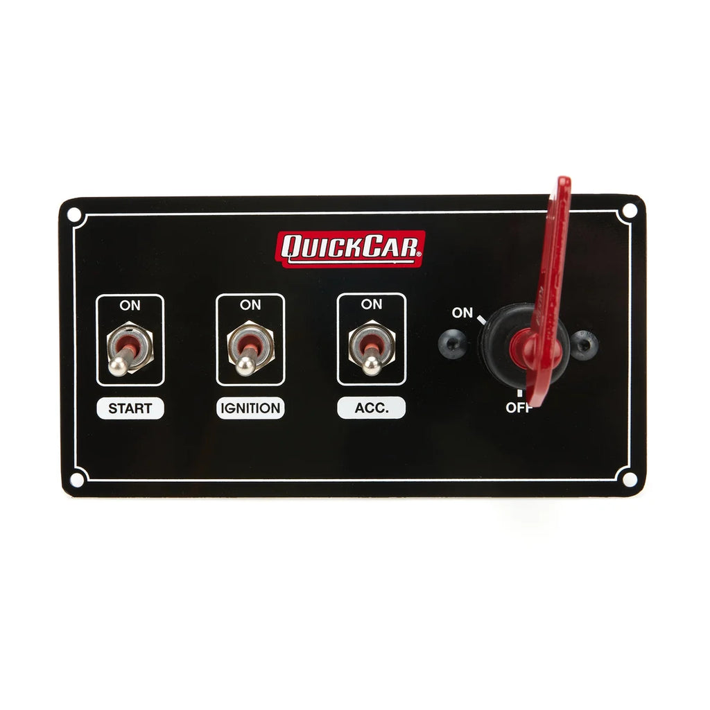 Quickcar Racing Ignition Panel Weather Proof w/ MSD 1 Acc. 55-7330