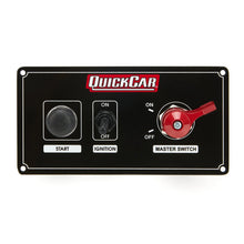 Load image into Gallery viewer, Quickcar Racing Ignition Panel w/ MSD &amp; 1 Acc. Switch 55-8022