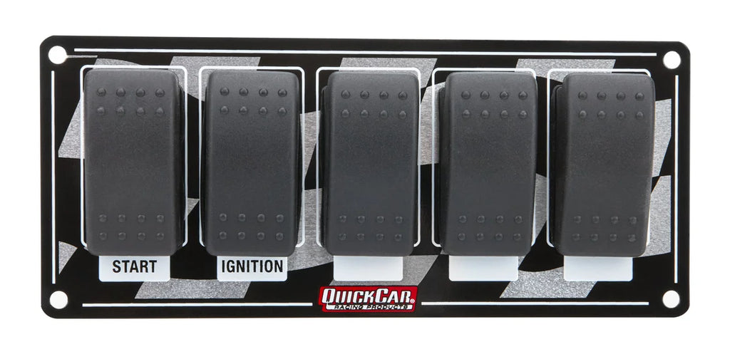 Quickcar Racing Ignition Panel w/ Rocker Switches 52-165