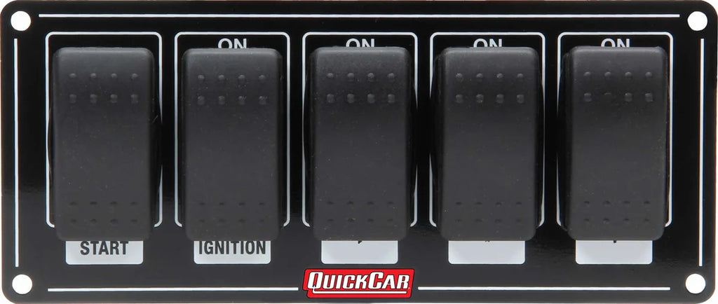 Quickcar Racing Ignition Panel w/ Rocker Switches 52-865