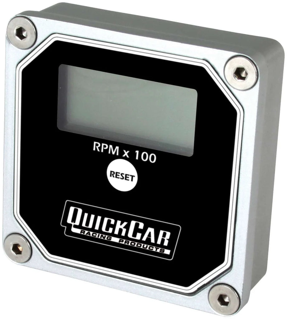 Quickcar Racing LCD Recall Tach Black 611-100