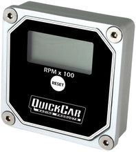 Load image into Gallery viewer, Quickcar Racing LCD Recall Tach Black 611-100