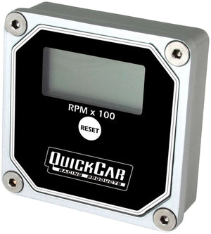 Quickcar Racing LCD Recall Tach Black 611-100