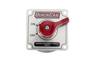 Quickcar Racing Master Disconnect 250A 3 Post Silver Panel 55-024
