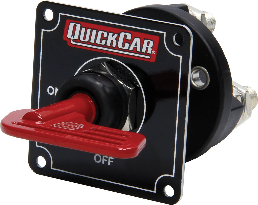 Quickcar Racing Master Disconnect Black w/Removable Red Key 55-030