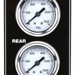 Load image into Gallery viewer, Quickcar Racing Mini Brake Bias Gauge Panel Vertical Black 61-105