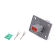 Load image into Gallery viewer, Quickcar Racing Plug Deutsch 2 Pin Receptacle w/Flange 71-327