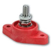 Load image into Gallery viewer, Quickcar Racing Power Distribution Block Red Single Post 57-807