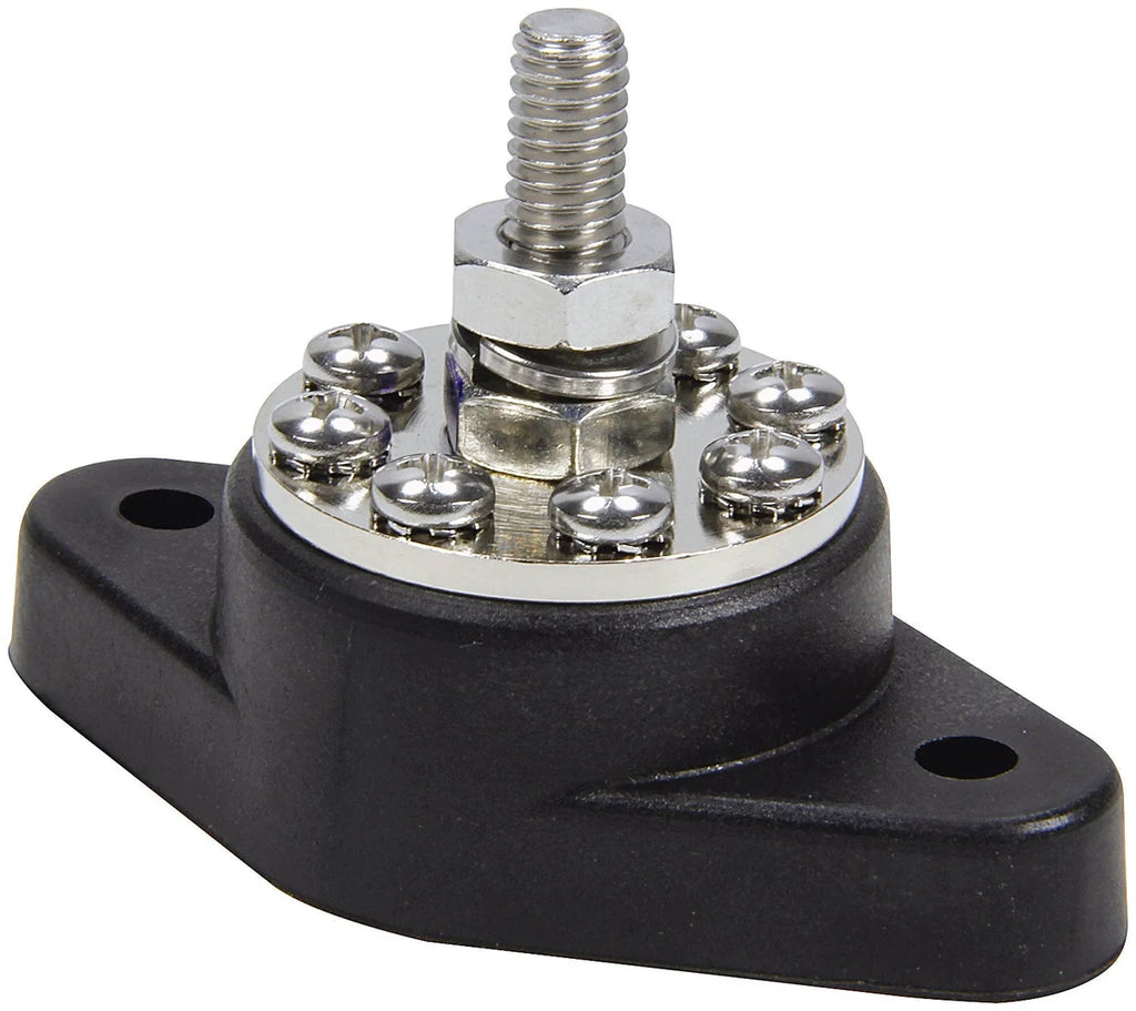 Quickcar Racing Power Distribution Post Black 8 Location 57-806