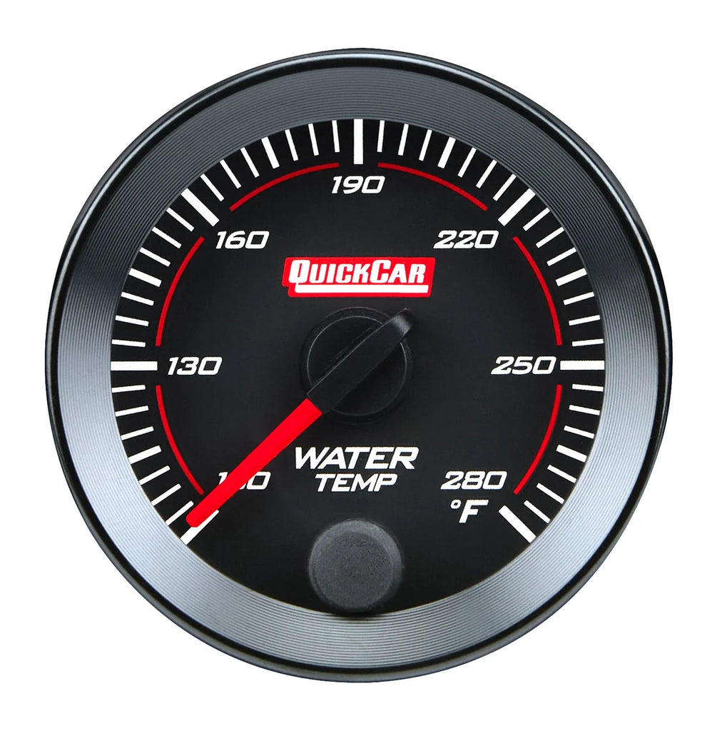 Quickcar Racing RedLine  Gauge 2-1/16in Water Temp 100-280F 65-006