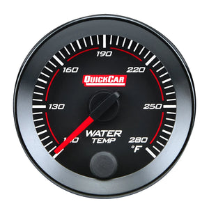 Quickcar Racing RedLine  Gauge 2-1/16in Water Temp 100-280F 65-006