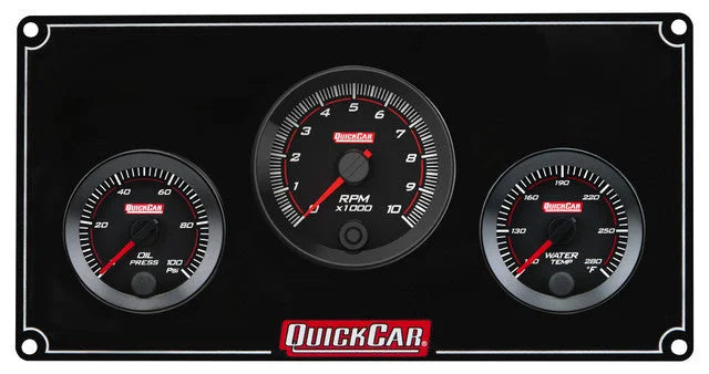 Quickcar Racing RedLine Panel 2-1/16in 2-1 OP/WT w/Tach 65-2031