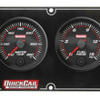 Load image into Gallery viewer, Quickcar Racing Redline 3-1 Gauge Panel OP/WT/FP w/2-5/8in Tach 69-3242