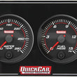 Load image into Gallery viewer, Quickcar Racing Redline 3-1 Gauge Panel OP/WT/FP w/Recall Tach 69-3042