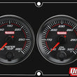 Load image into Gallery viewer, Quickcar Racing Redline 3-1 Gauge Panel OP/WT/OT w/Recall Tach 69-3041