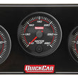 Load image into Gallery viewer, Quickcar Racing Redline 3 Gauge Panel OP/WT/FP 69-3012