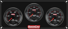 Load image into Gallery viewer, Quickcar Racing Redline 3 Gauge Panel OP/WT/OT 69-3011