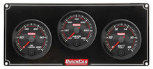 Load image into Gallery viewer, Quickcar Racing Redline 3 Gauge Panel OP/WT/VOLT 69-3017